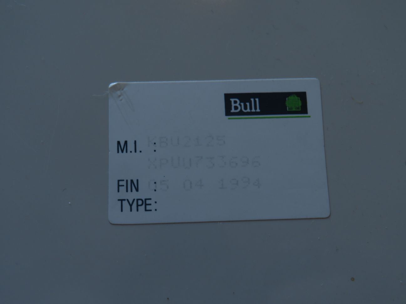 G80-0711 (Bull)