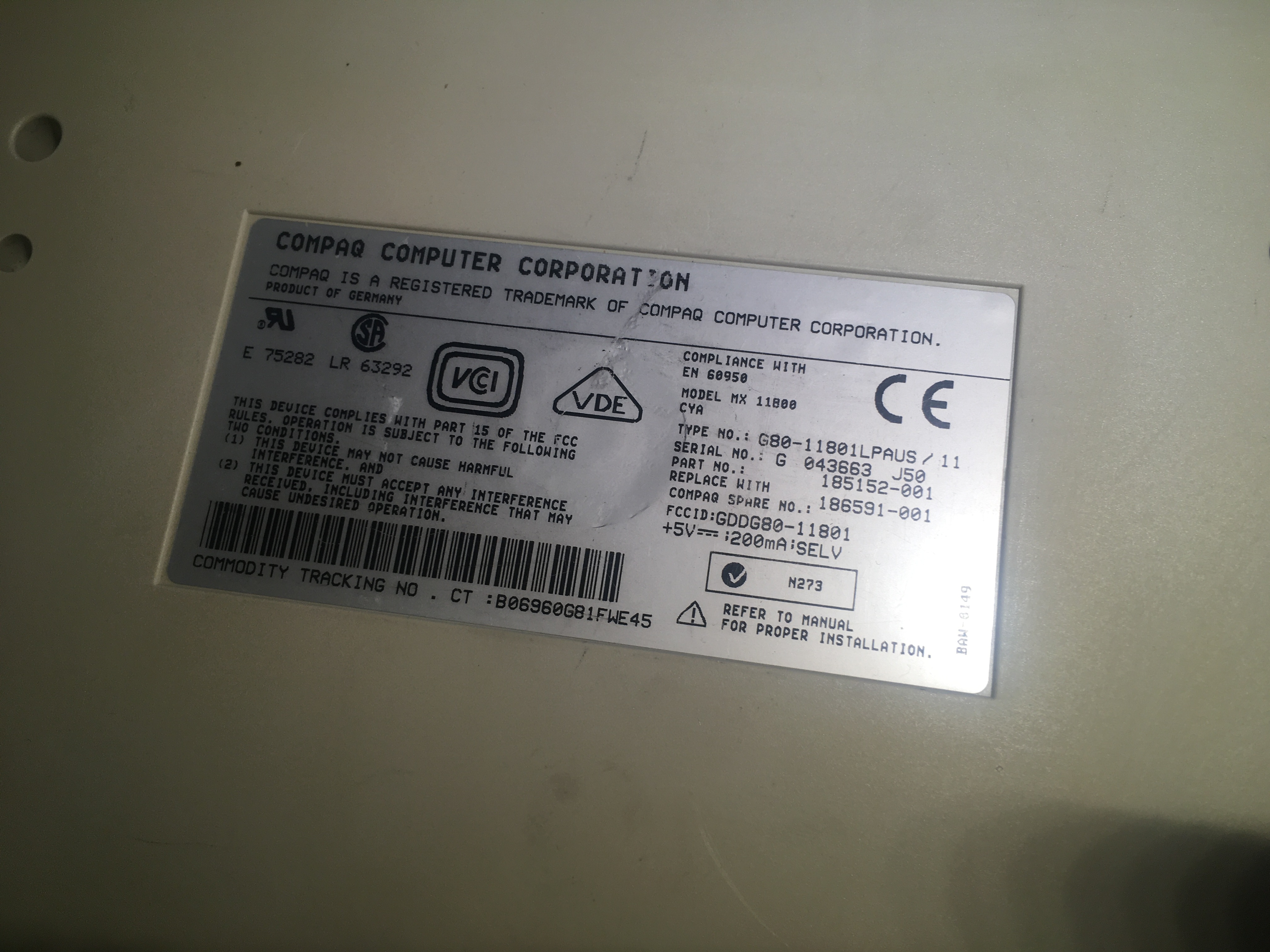 G80-11801 LPAUS