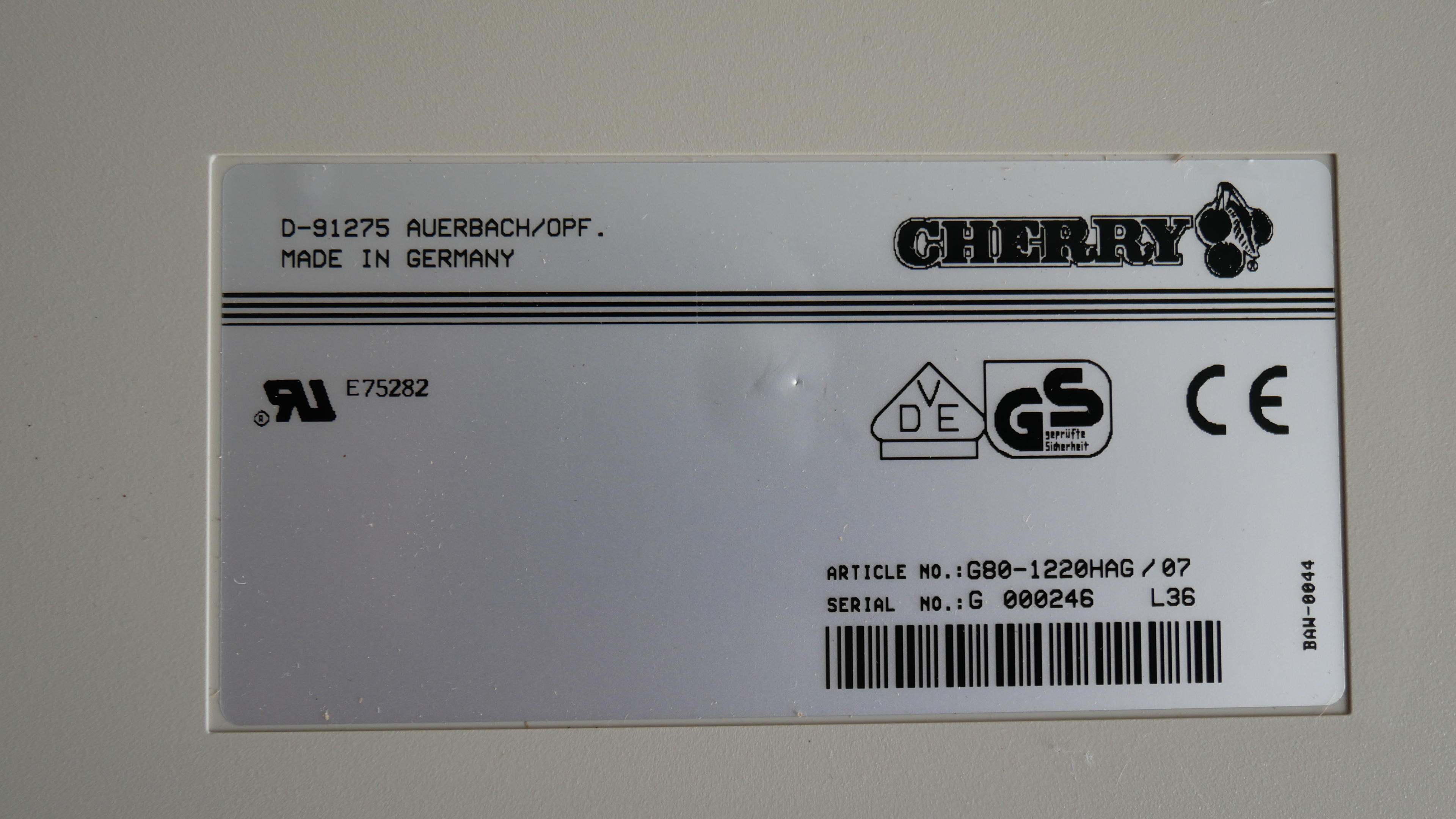 G80-1220 HAG
