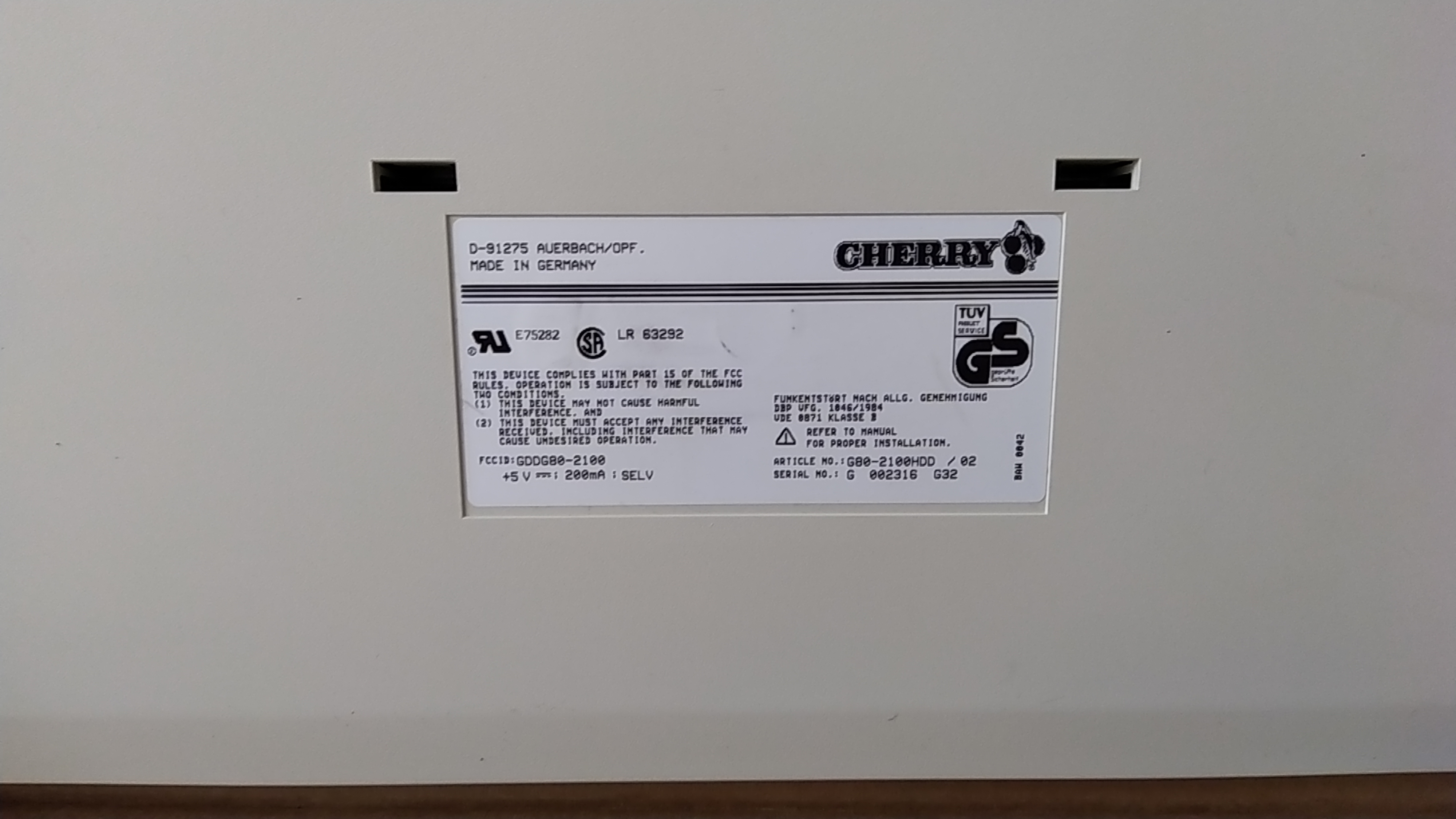 G80-2100 HDD