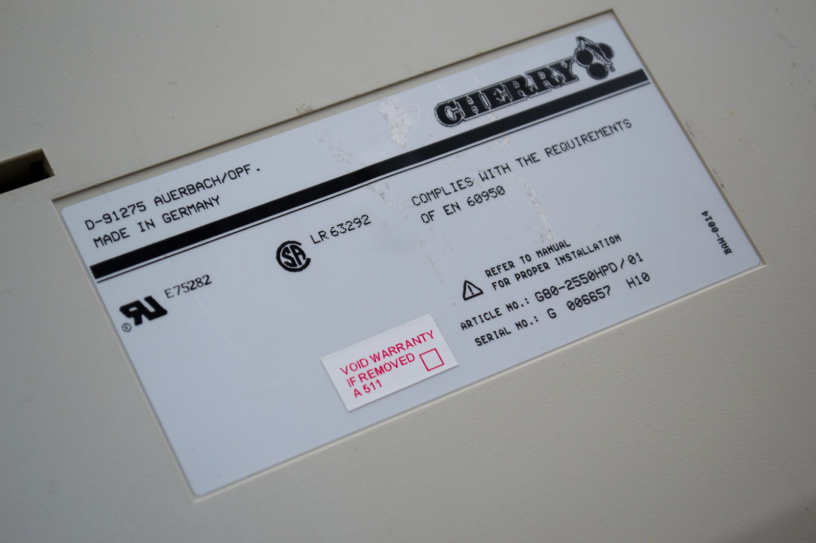 G80-2550 HPD/01 Telekom