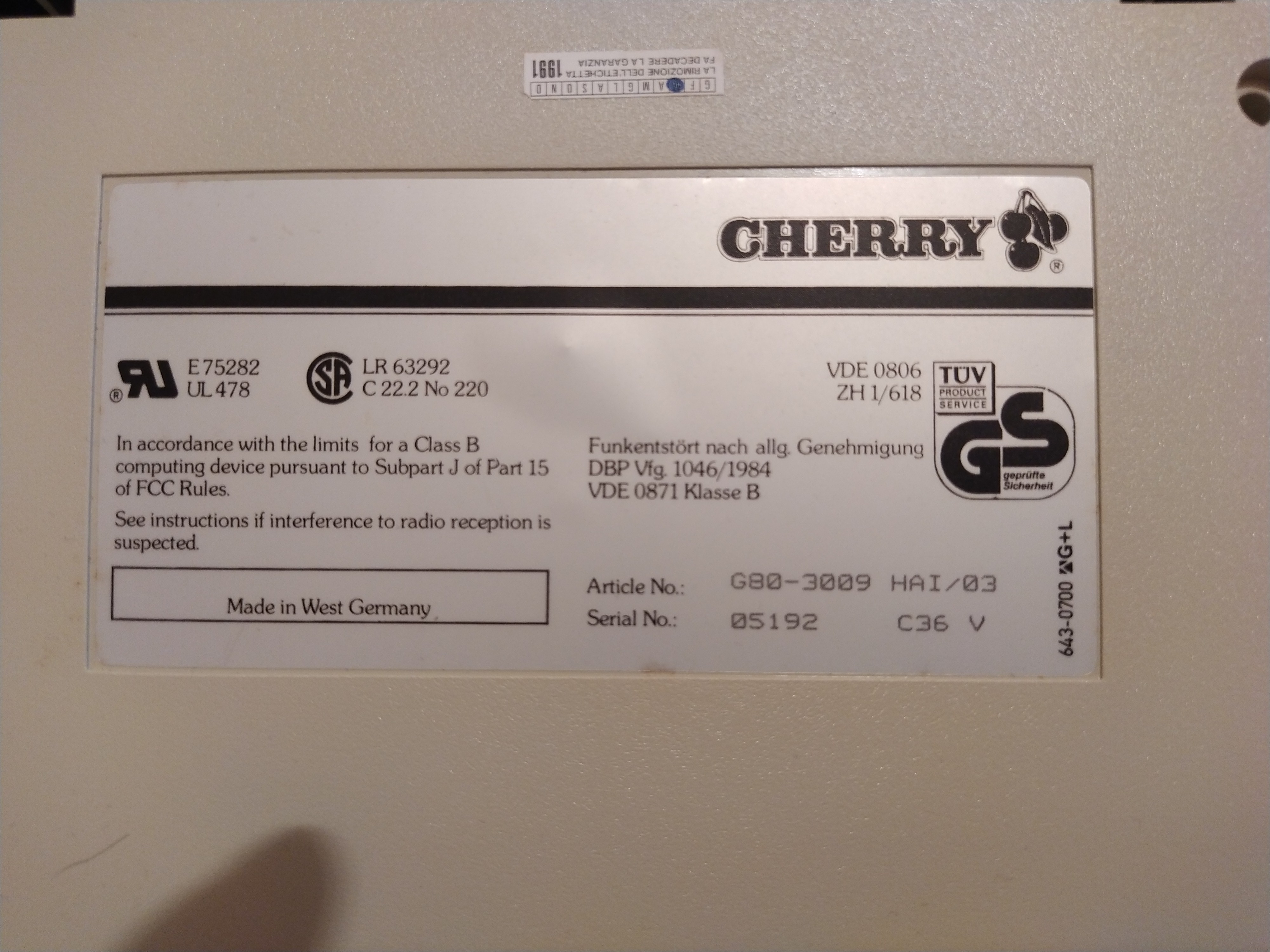 G80-3009 HAI