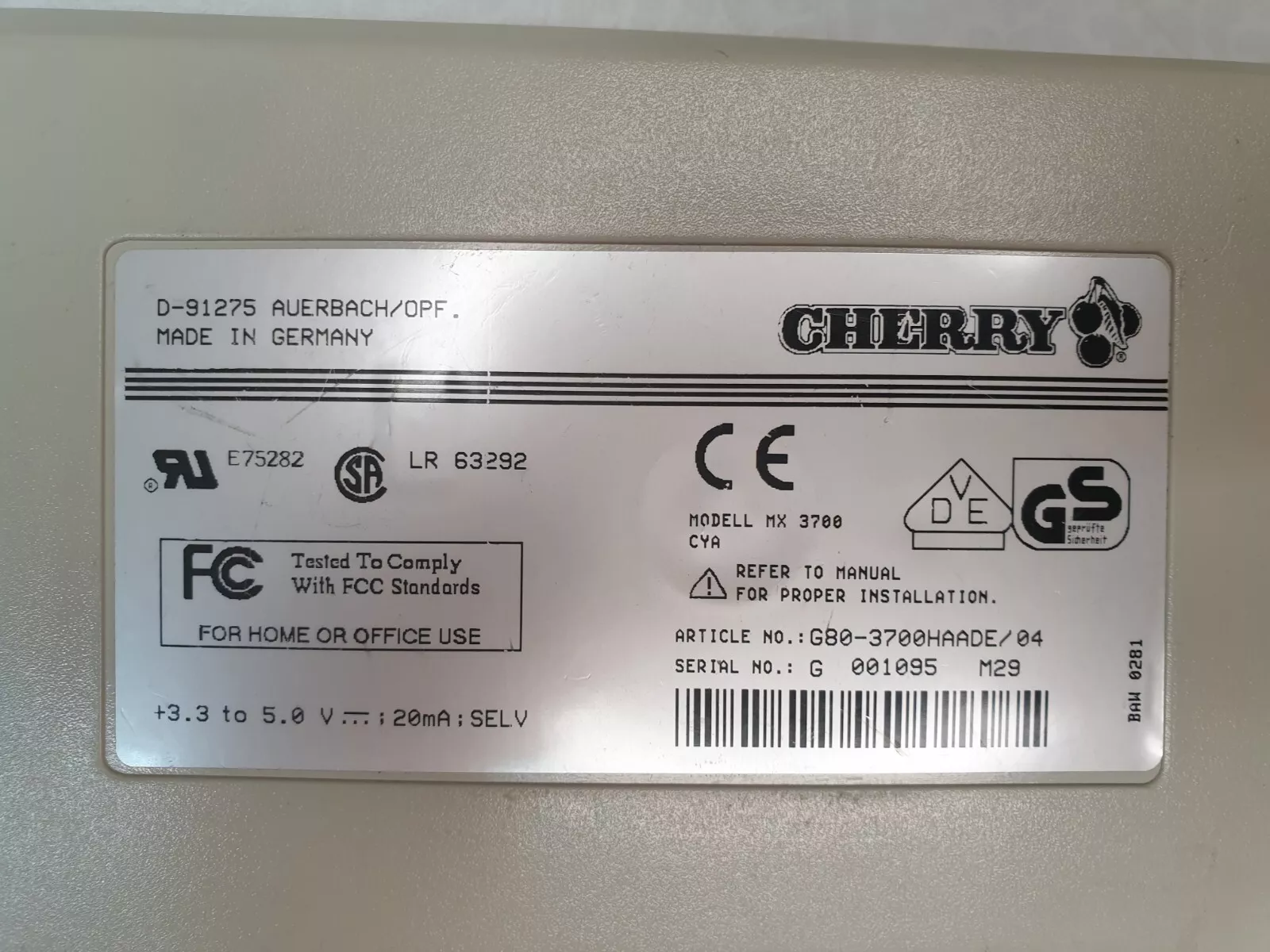 G80-3700 HAADE/04