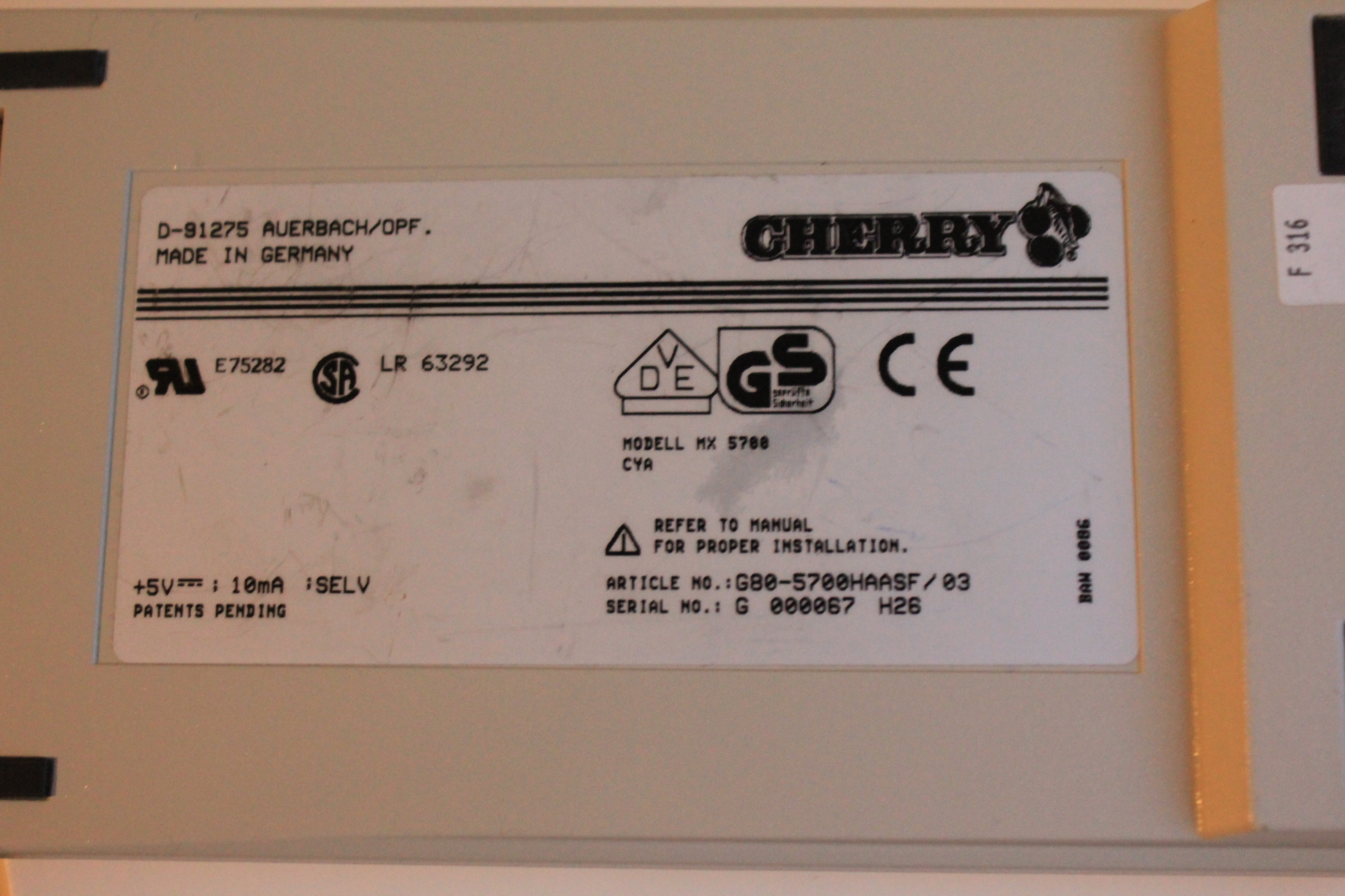G80-5700 HAASF