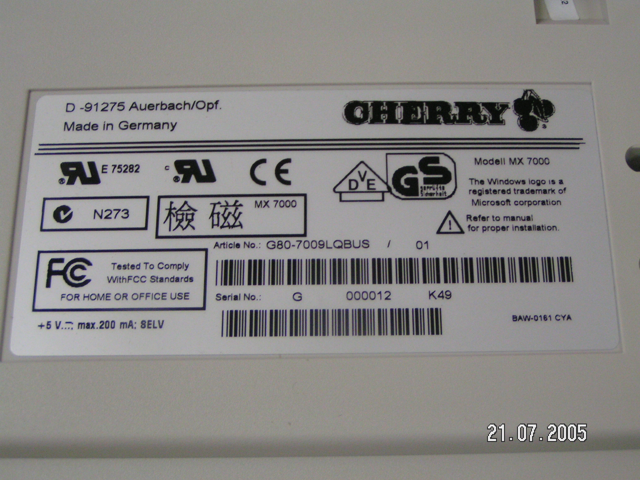 G80-7009 LQBUS