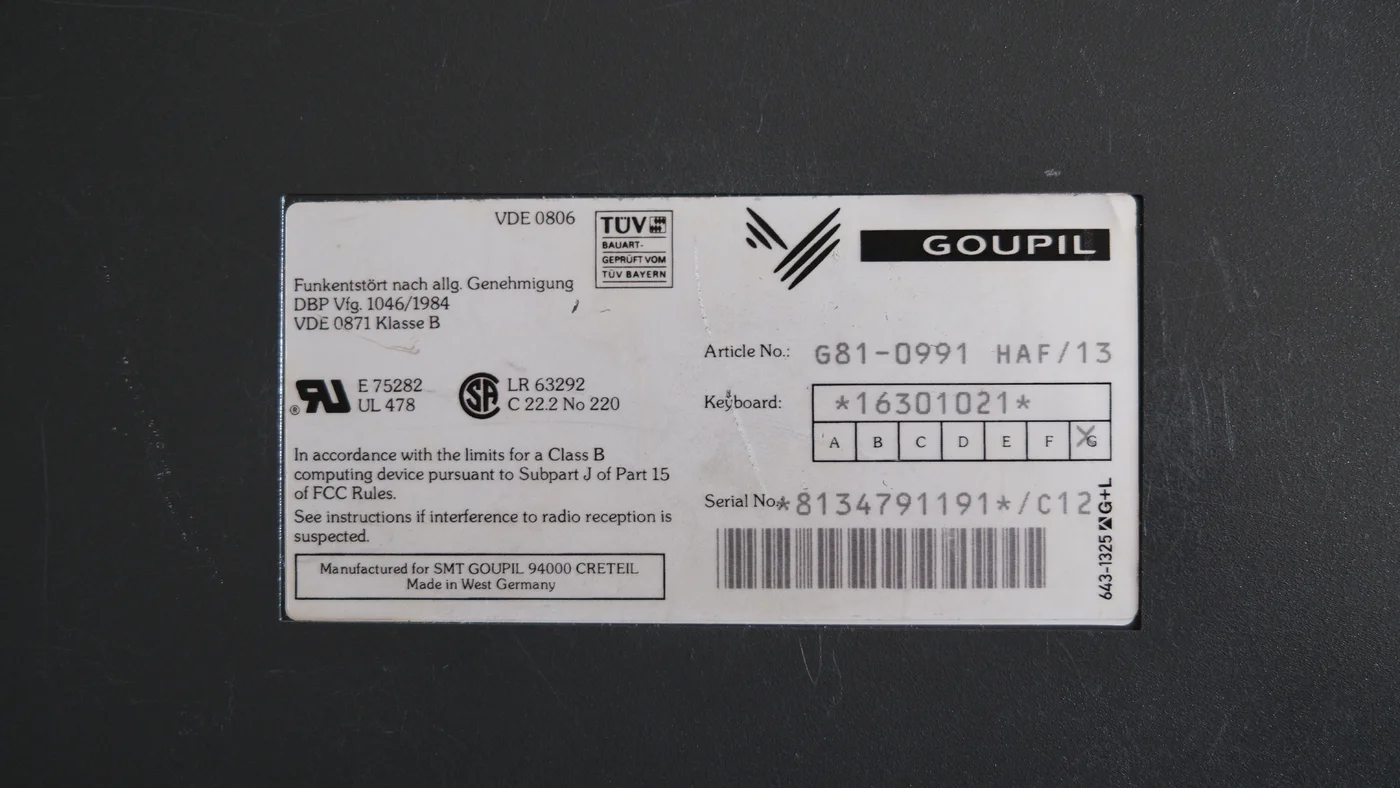 G81-0991 HAF