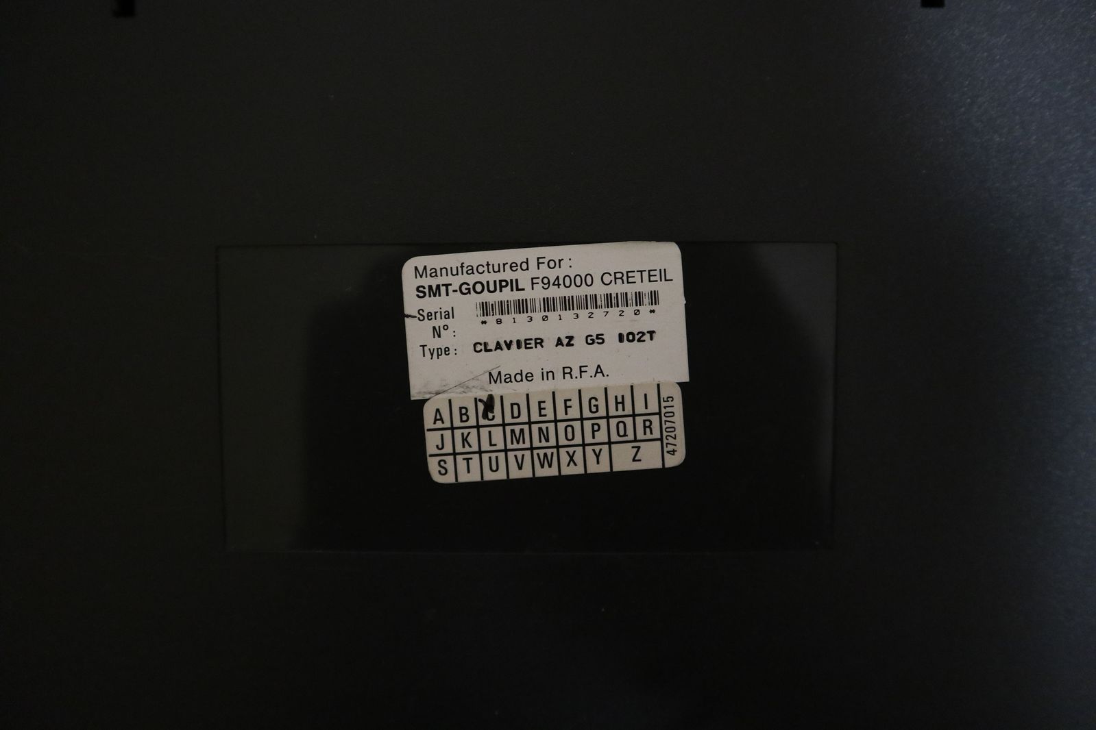 G81-0991 HAF