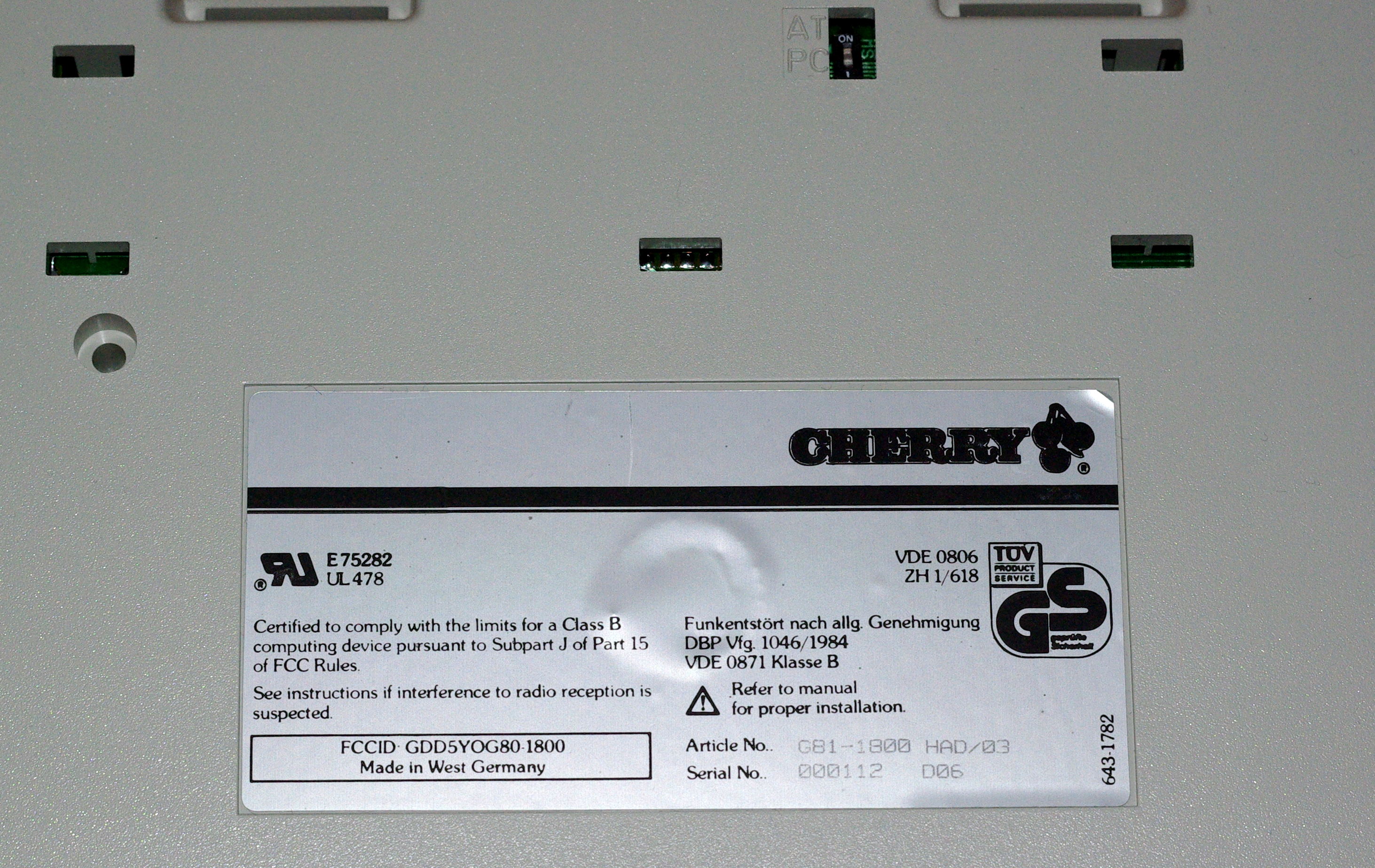 G81-1800 HAD