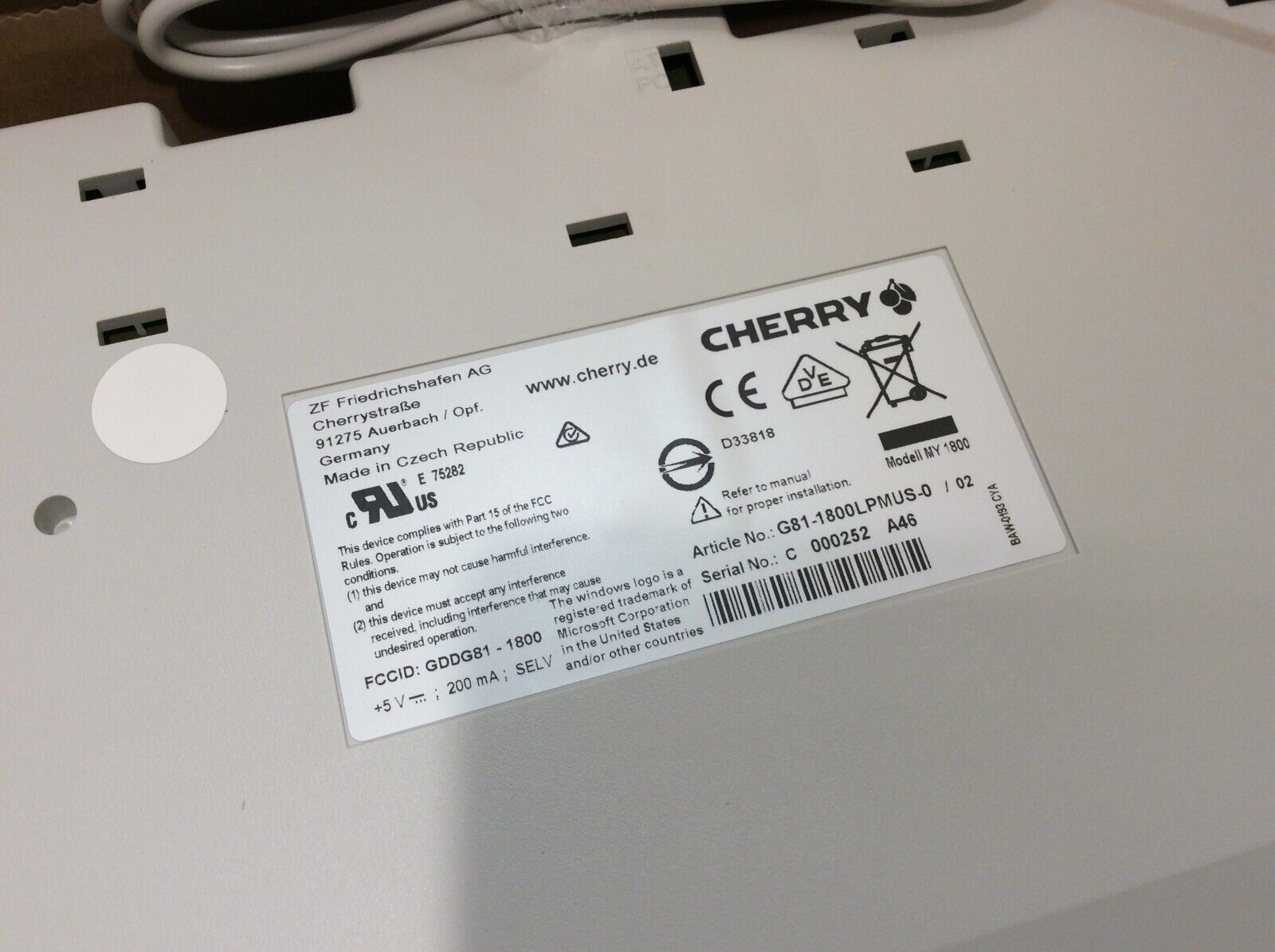 G81-1800 LPMUS-0
