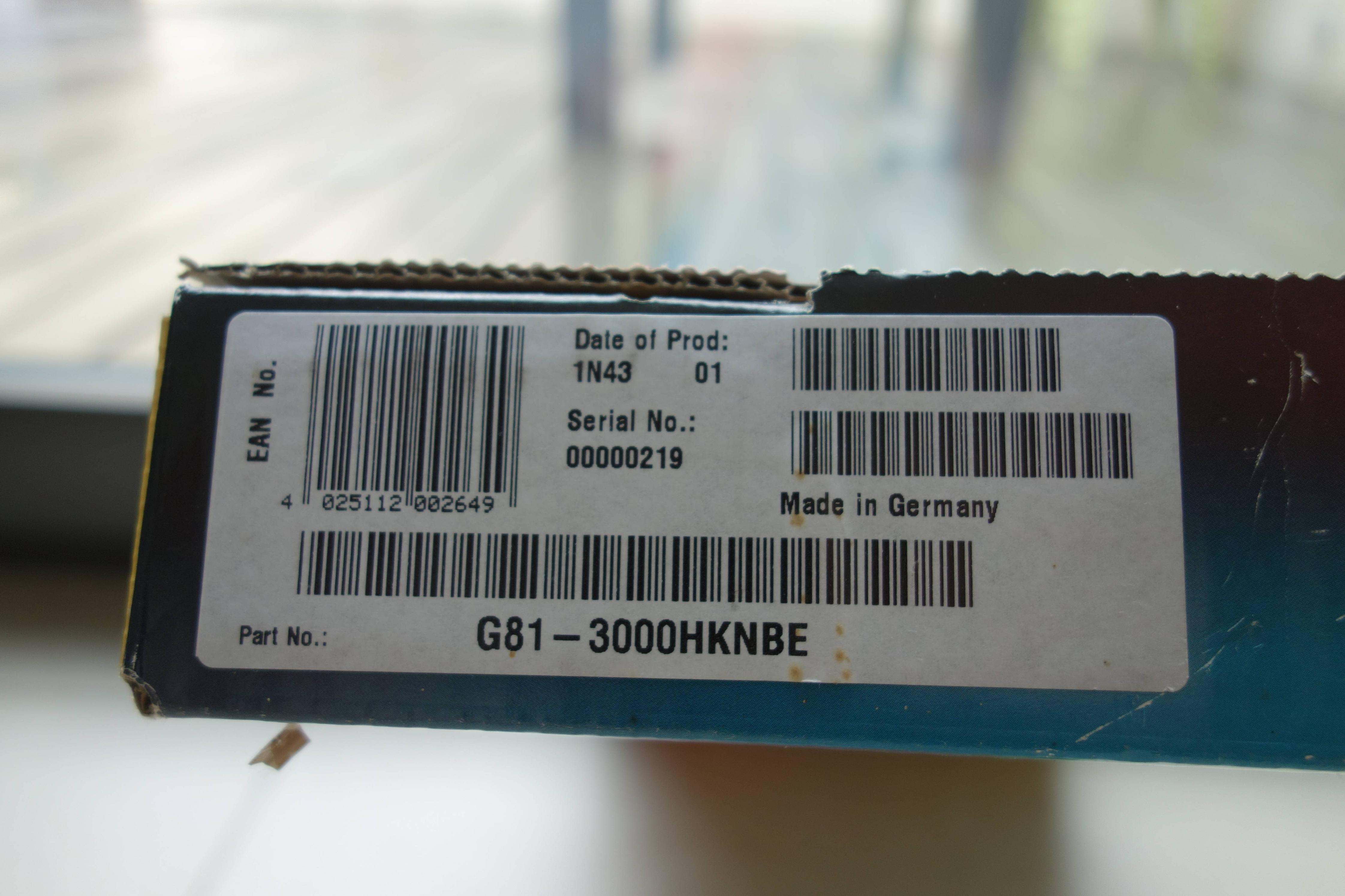 G81-3000 HKNBE