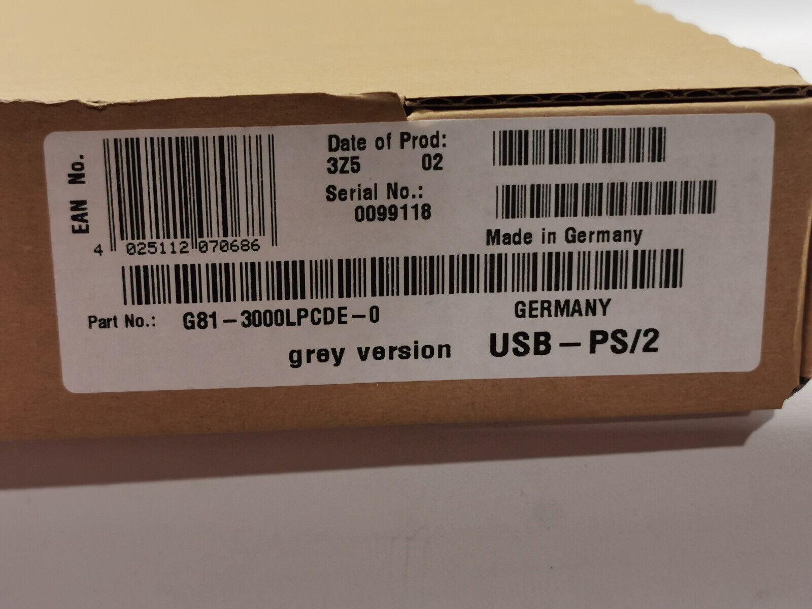 G81-3000 LPCDE