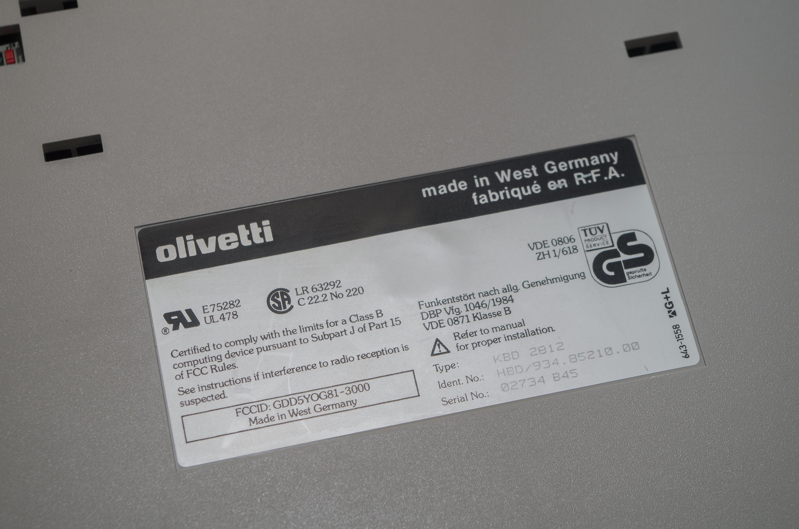 G81-3011 HBD