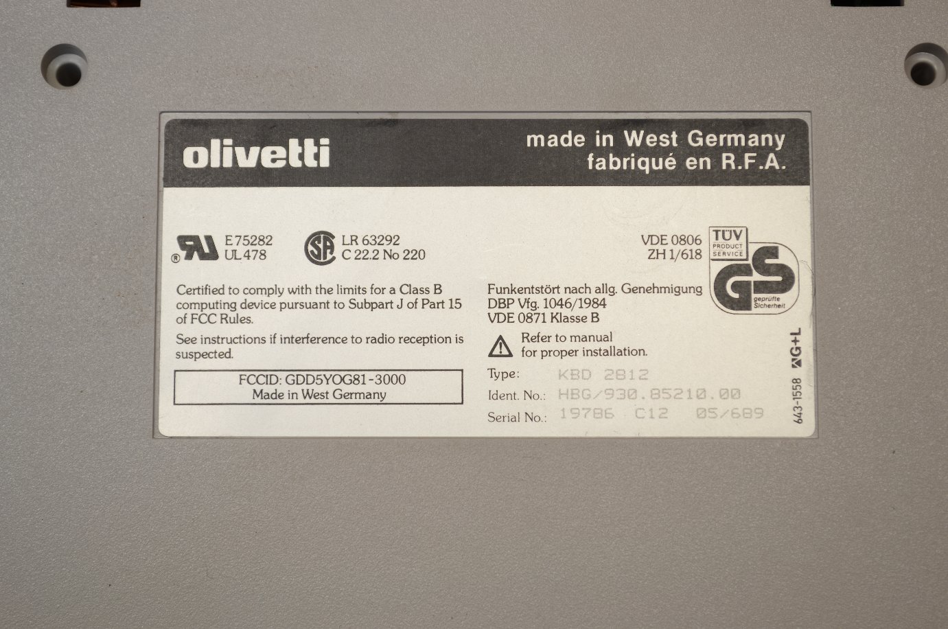 G81-3011 HBG