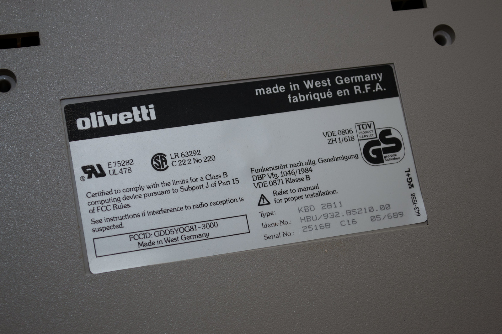 G81-3011 HBU