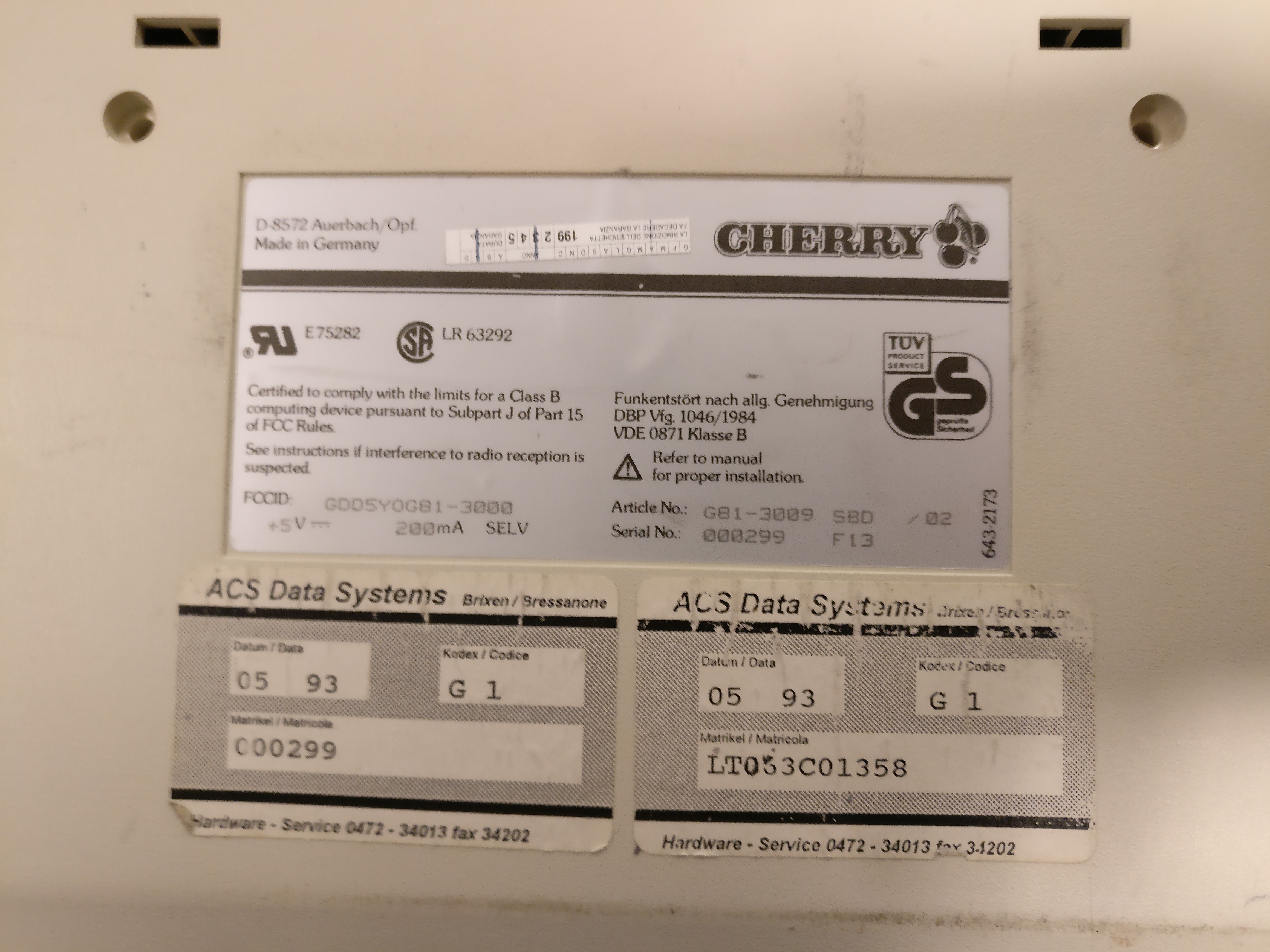 G81-3029 SAD