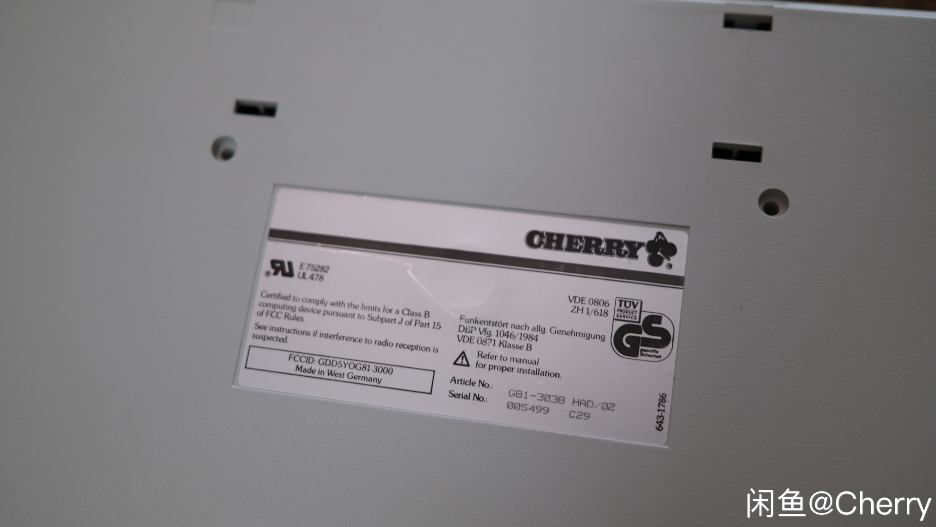 G81-3038 HAD