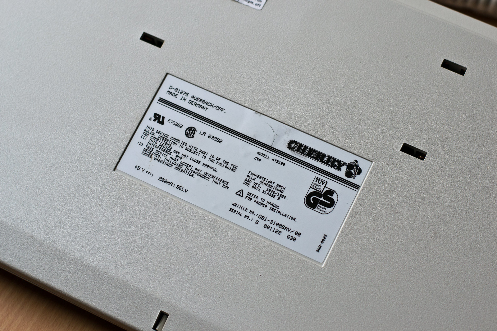 G81-3100 SAV