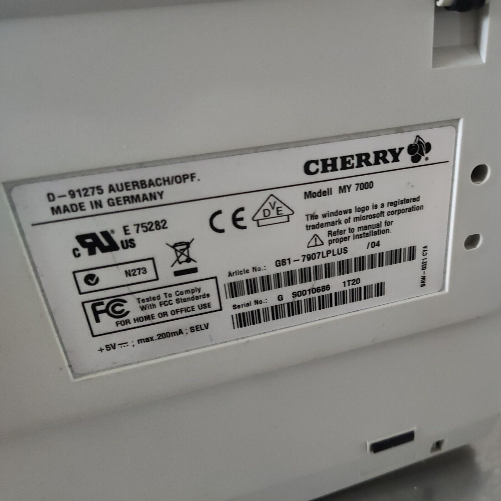 G81-7907 LPLUS