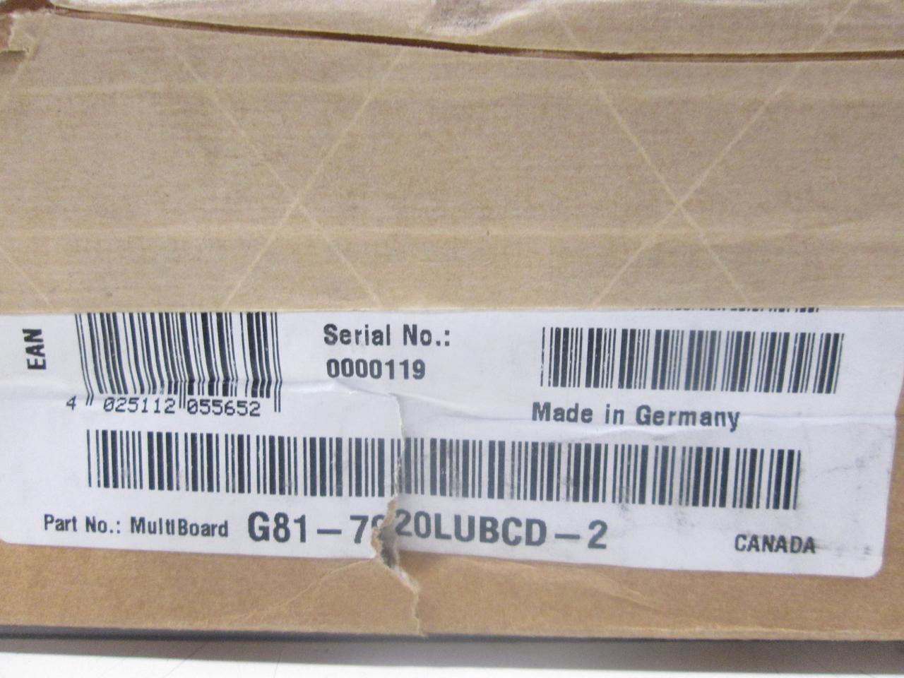 G81-7920 LUBCD-2