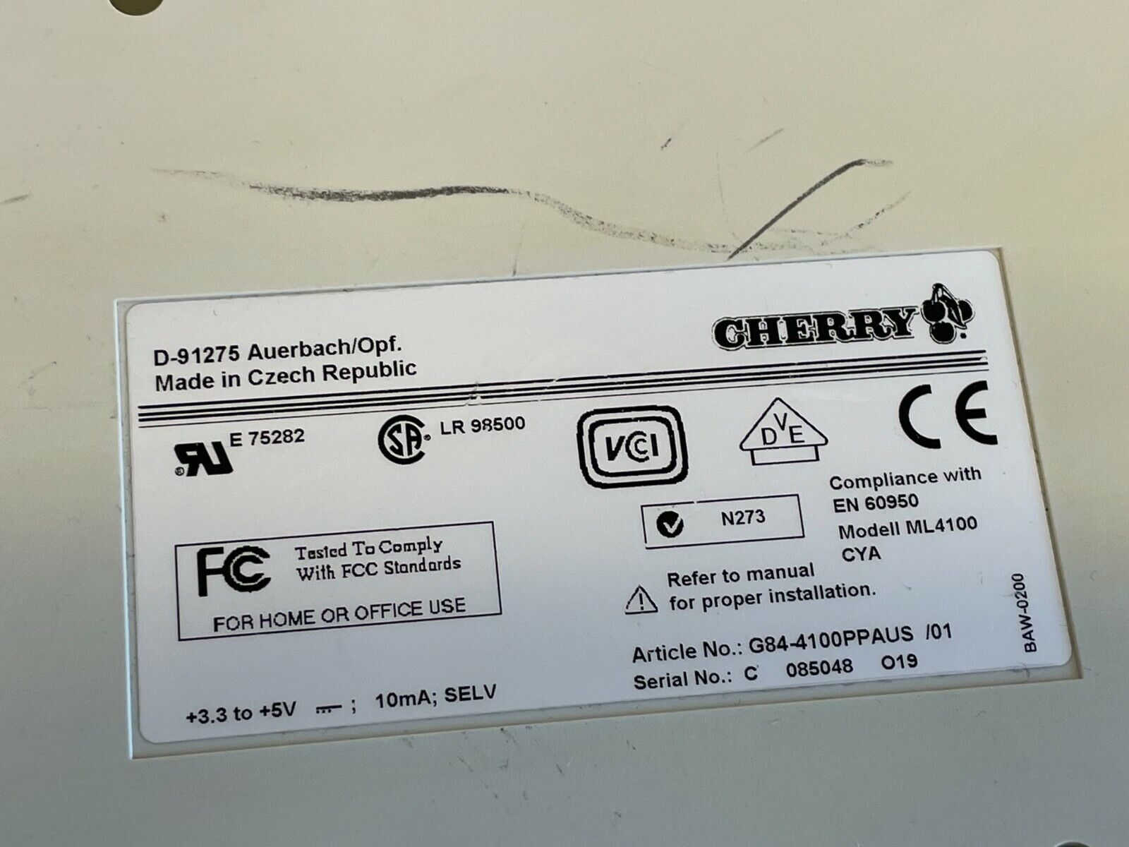 G84-4100 PPAUS